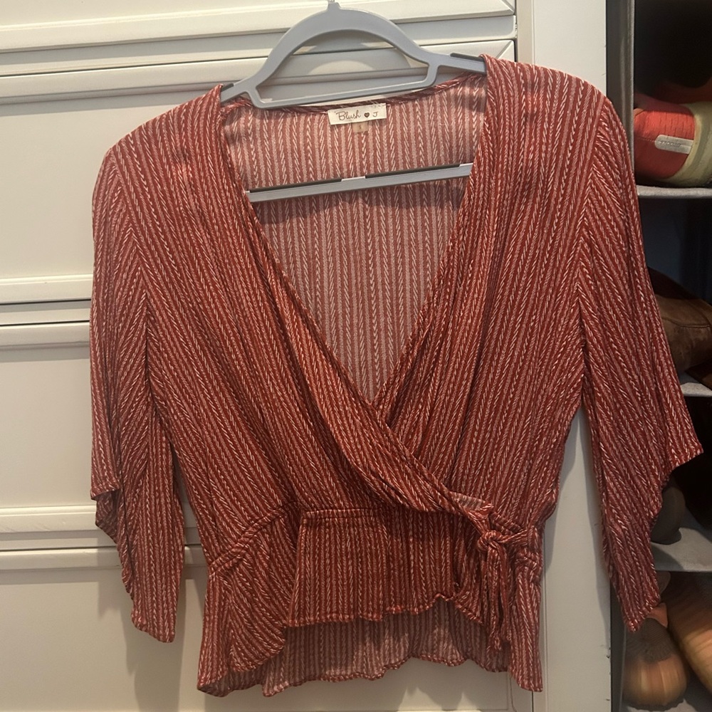 S Blush J V-shirt - 3/4 length sleeves
